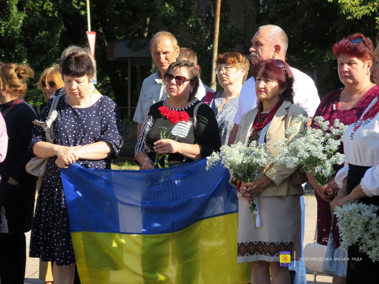 Жовті Води відзначили День Незалежності України з вшанування героїв